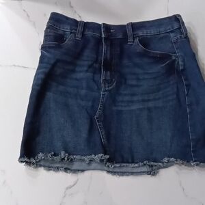 Kendall & Kylie Dark Blue Mini Skirt
